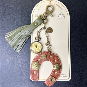 Eye Candy | Western Horseshoe Lucky Vintage Watch Bag Charm